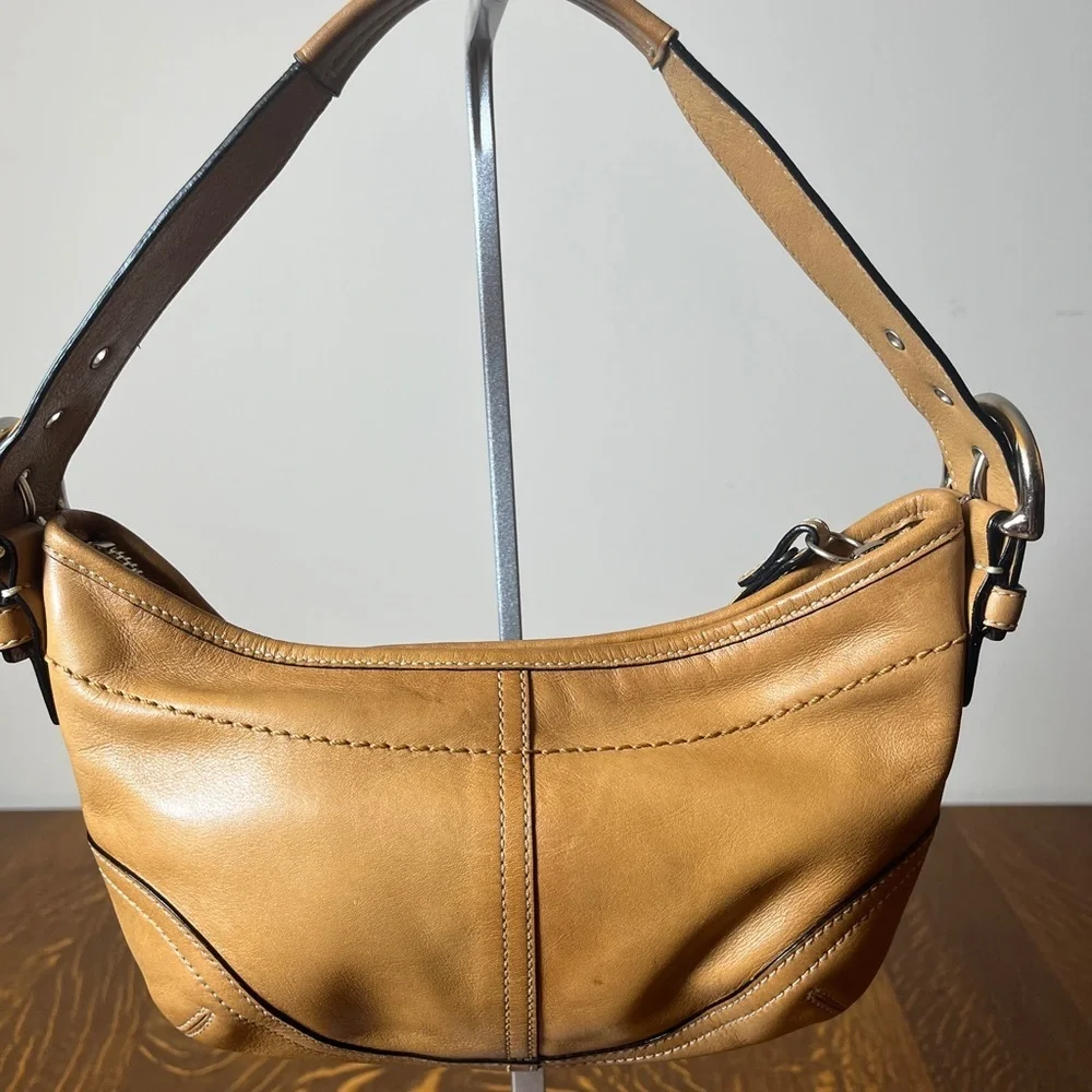 Coach Tan Leather SoHo Hobo Shoulder Bag - Picture 3 of 14